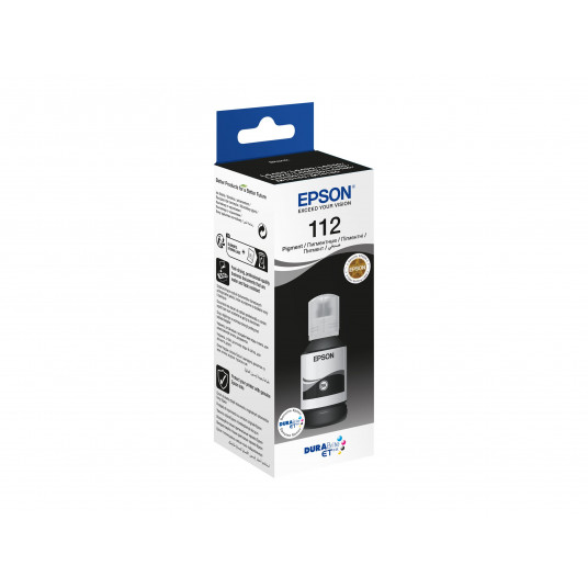 EPSON 112 EcoTank Pigment Black ink bott