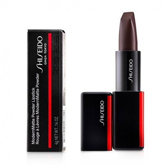 Shiseido, moderns matēts pulveris, matēts, krēmkrāsas lūpu krāsa, 523, Mojo, 4 g