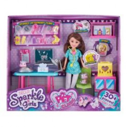 Doll Sparkle Girlz Pet Clinic 100184, 10,5 cm