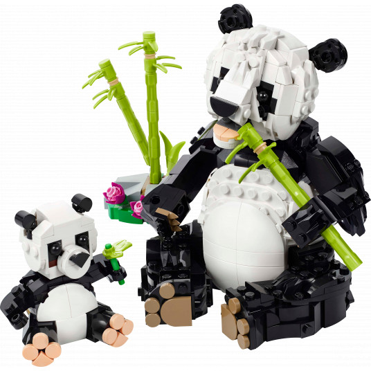 LEGO® 31165 Creator 3in1 Savvaļas dzīvnieki: Pandu ģimene