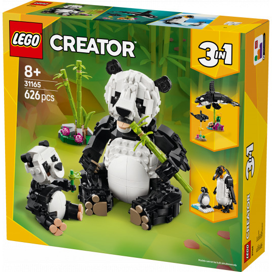 LEGO® 31165 Creator 3in1 Savvaļas dzīvnieki: Pandu ģimene