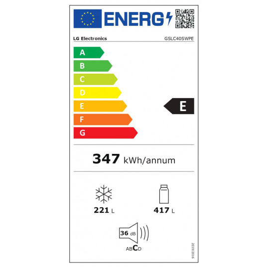 Ledusskapis LG GSLC40SWPE