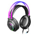 Austiņas Defender Flame RGB Black