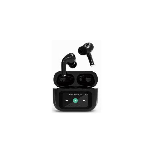 Austiņas Gembird TWS-LCD-ANC-01-BK Black