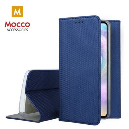 Mocco Smart Magnet Book Case For Huawei Y5p Blue