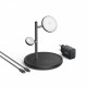 MagGo 3-in-1 statīvs 15W Qi2 melns