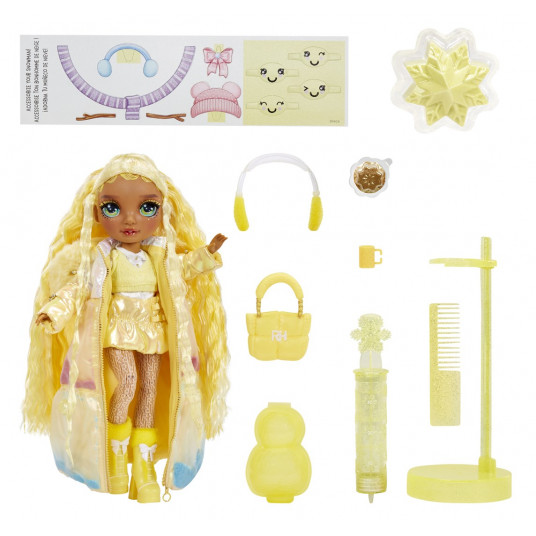 PROMO MGA Rainbow High Doll Winter Wonderland Sunny (yellow) 120858