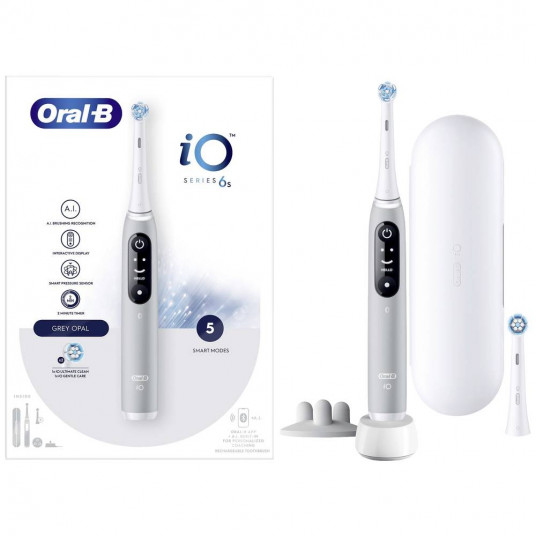 Oral-B iO Series 6s elektriskā zobu birste, pelēka