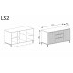 Komoda LINKaSTYLE LS2 cashmere