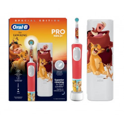 Oral-B D103.413.2KX Vitality Pro Kids 3+Lion King+ceļojumu futrālis