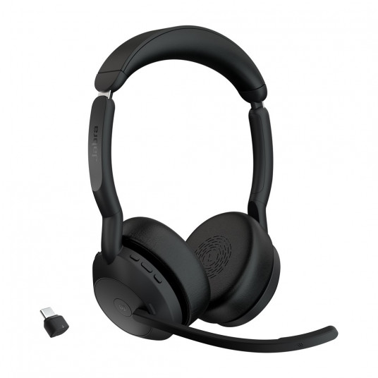 Austiņas Jabra Evolve2 55 USB-C MS Stereo Black