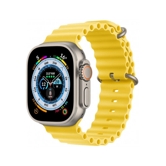Apple Watch 49 mm keltaisen Ocean-rannekkeen jatkosarja