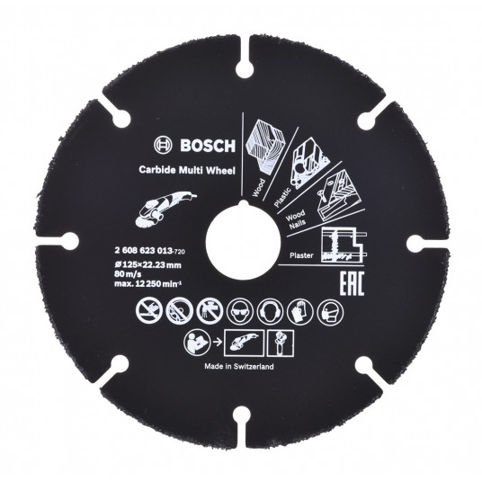 Leņķa slīpmašīna 900W GWS 9-125S BOSCH 0601396123