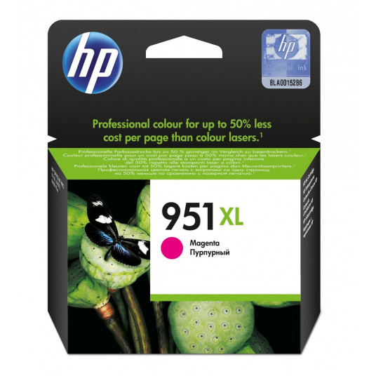 HP 951XL augstas ražības fuksīna oriģinālā tintes kasetne