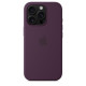 iPhone 16 Pro Silicone Case with MagSafe - Plum