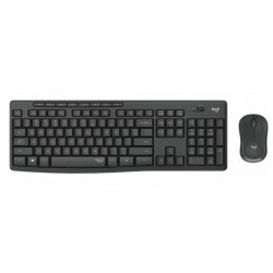 Logitech MK295 klusā bezvadu kombinētā pele un tastatūra