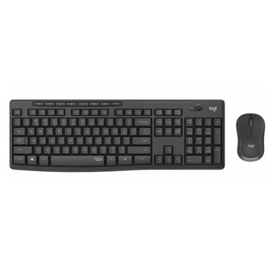 Logitech MK295 klusā bezvadu kombinētā pele un tastatūra
