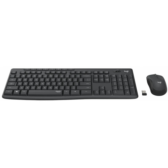 Logitech MK295 klusā bezvadu tastatūra + pele RU