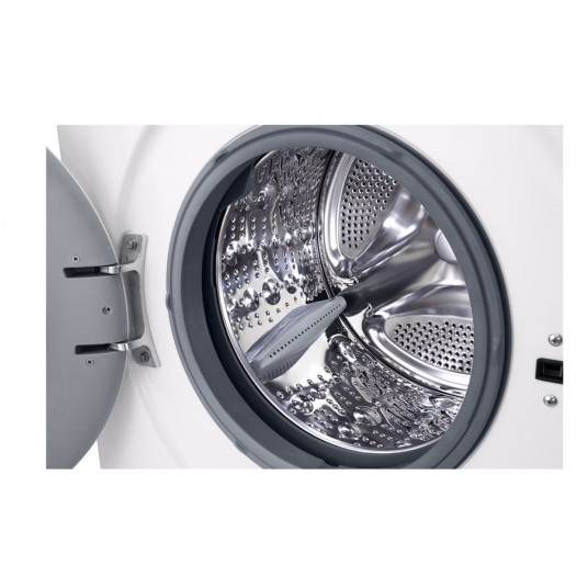 LG Washing Machine | F4X1008NWK | Energy efficiency class A | Front loading | Washing capacity 8 kg | 1350 RPM | Depth 56 cm | Width 60 cm | LED | Steam function | Direct drive | Wi-Fi | White