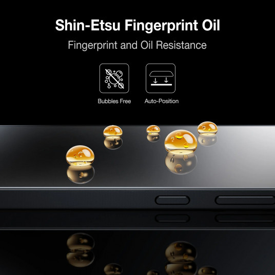 Protective screen glass TORRAS GlassGo Tempered Screen Protector (2 Pack) for Samsung S25 Plus