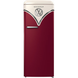 Gorenje Retro Refrigerator | OBRB615DR | Energy efficiency class D | Free standing | Larder | Height 152.5 cm | Fridge net capacity 225 L | Freezer net capacity 22 L | 38 dB | Red