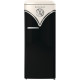 Gorenje Retro Refrigerator | OBRB615DBK | Energy efficiency class D | Free standing | Larder | Height 152.5 cm | Fridge net capacity 225 L | Freezer net capacity 22 L | 38 dB | Black