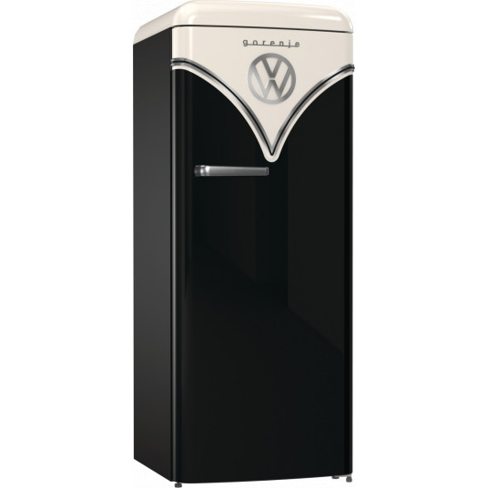 Gorenje Retro Refrigerator | OBRB615DBK | Energy efficiency class D | Free standing | Larder | Height 152.5 cm | Fridge net capacity 225 L | Freezer net capacity 22 L | 38 dB | Black