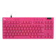 Logitech G Pro X TKL RAPID, rozā krāsā