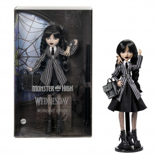 "Monster High X Wednesday Wednesday" lelle, HXJ04