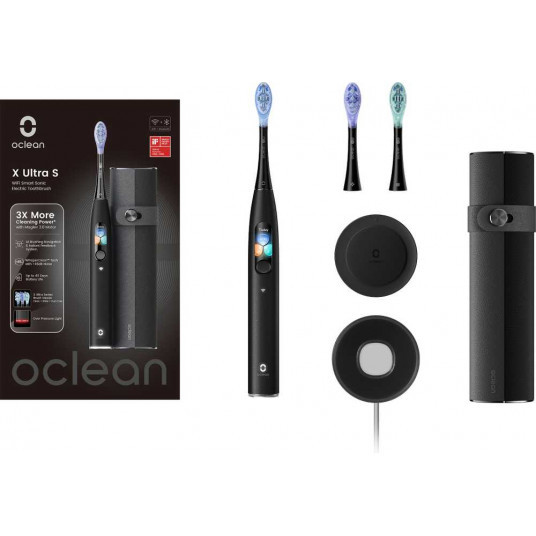 Elektriskā zobu birste Oclean X Ultra S, melna