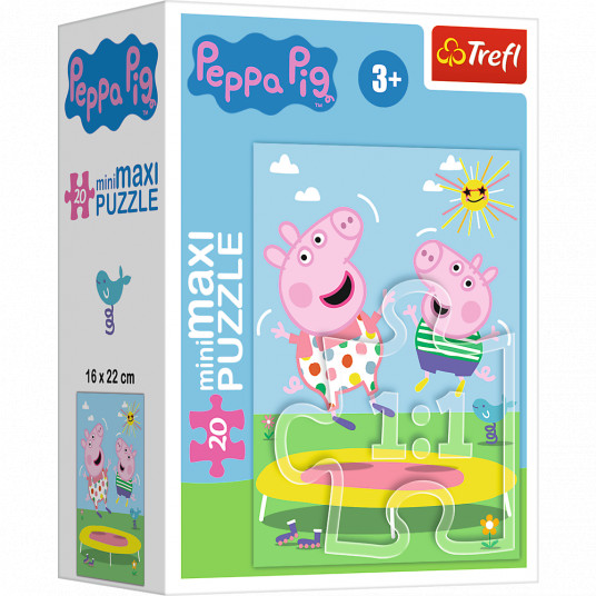 TREFL PEPPA PIG Mini Maxi puzle „Cūciņa Peppa", 20 gab.