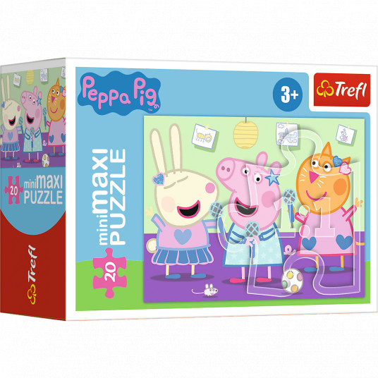 TREFL PEPPA PIG Mini Maxi puzle „Cūciņa Peppa", 20 gab.