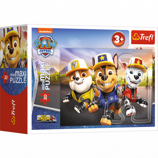 TREFL PAW PATROL Mini Maxi Puzle Paw Patrol, 20 gab.