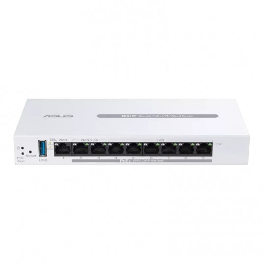 ASUS EBG19 maršrutētājs VPN PoE+ 9 porti