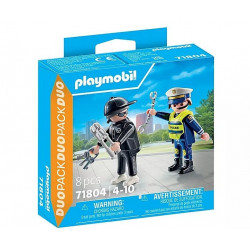 "Duo Pack 71804 Policista un zagļa figūru komplekts