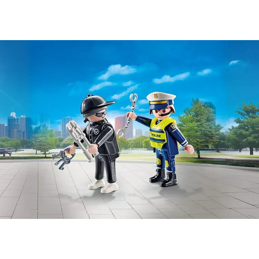 "Duo Pack 71804 Policista un zagļa figūru komplekts