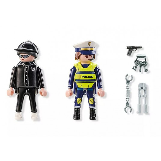 "Duo Pack 71804 Policista un zagļa figūru komplekts