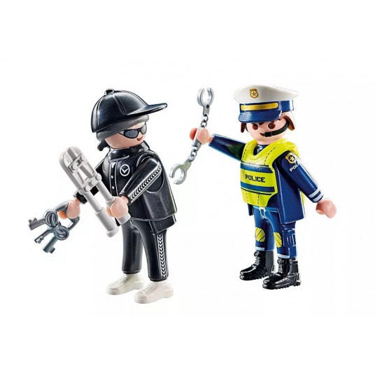 "Duo Pack 71804 Policista un zagļa figūru komplekts