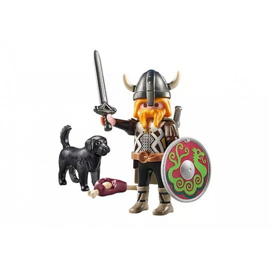 Viking with Guard Dog