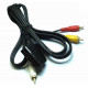 eSTAR Cable Black SCART - 3RCA Black