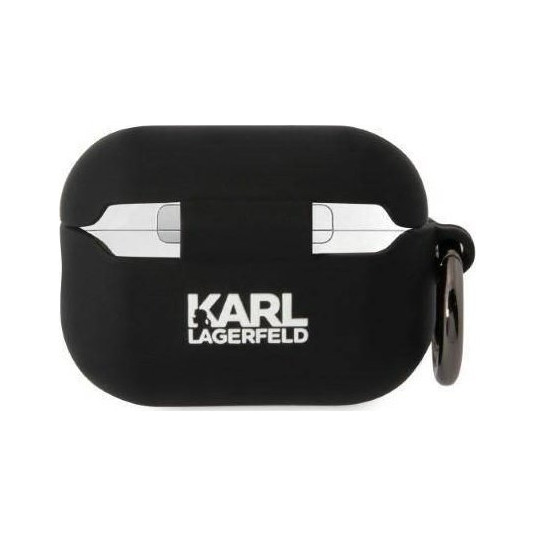 Karla Lāgerfelda silikona NFT Karl Head 3D — Etui AirPods Pro 2 (czarny)