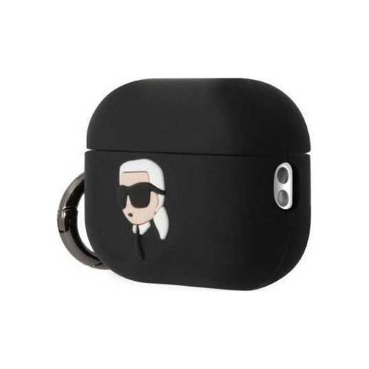 Karla Lāgerfelda silikona NFT Karl Head 3D — Etui AirPods Pro 2 (czarny)
