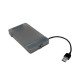 "LogiLink AU0037 Speicherlaufwerksgehäuse 2.5 Zoll HDD / SSD-Gehäuse Grau"