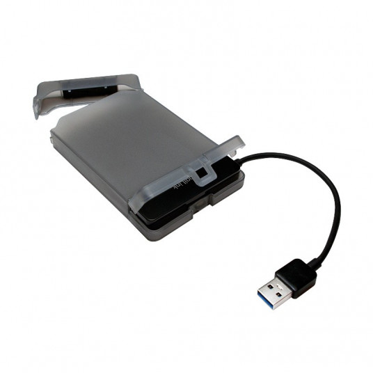 "LogiLink AU0037 Speicherlaufwerksgehäuse 2.5 Zoll HDD / SSD-Gehäuse Grau"