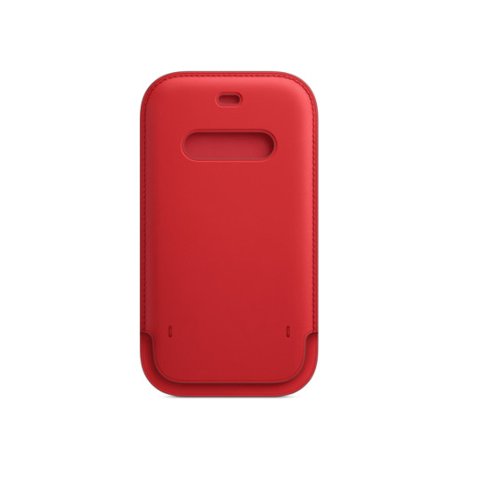 Vāciņš Apple iPhone 12 Pro Max Leather Sleeve with MagSafe - (PRODUCT)RED MHYJ3ZM/A