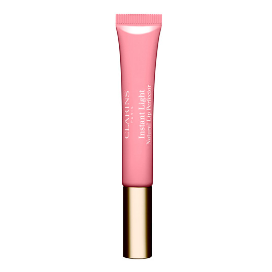 Clarins - Instant Light lūpu spīdums (Natural Lip Perfector) 12 ml - 01 Rose Shimmer