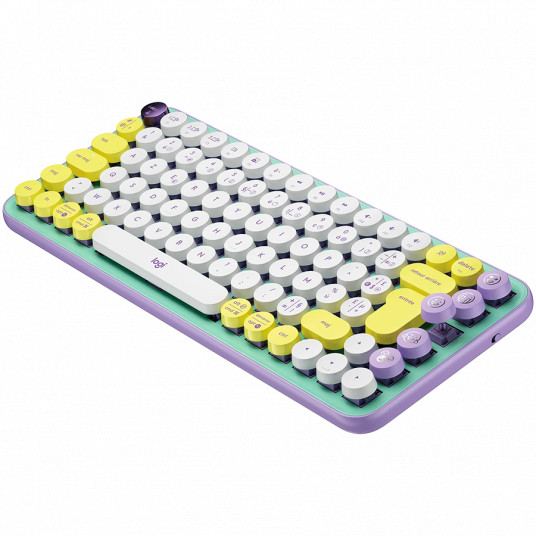 LOGITECH POP Keys Bluetooth Mechanical Keyboard - DAYDREAM_MINT - NORDIC