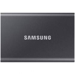Samsung SSD T7 External 2TB, USB 3.2, 1050/1000 MB/s, included USB Type C-to-C and Type C-to-A cables, 3 yrs, iron gray