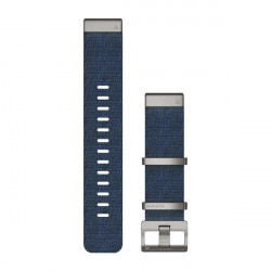 QuickFit 22 Watch Bands, Jacquard-weave nylon strap  Indigo