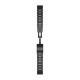 QuickFit 22 Watch Bands, Vented titanium bracelet, Carbon grey DLC coating